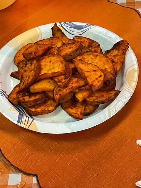 Sweet_potato_fries_hot_from_the_oven