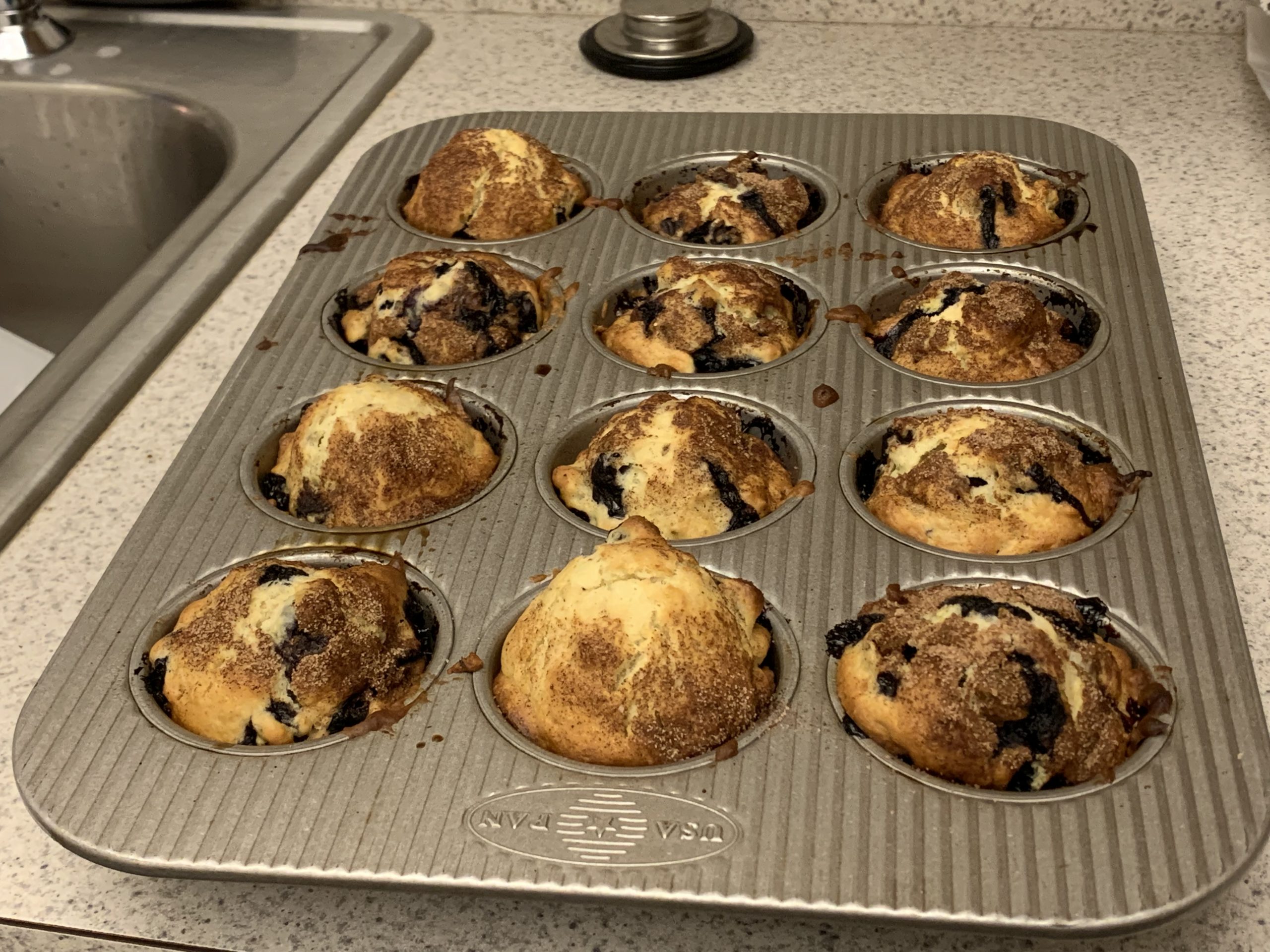 Photo 3 - Baked Blueberry Muffins